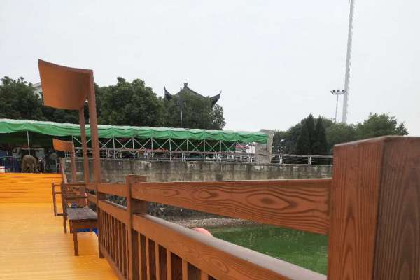 巢湖中庙姥山岛景区游船码头钢构护栏项目