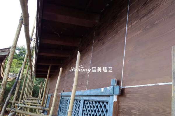海南海口澄迈县红树湾湿地公园火烈鸟酒店外墙