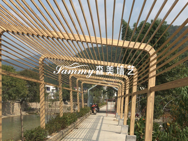 浙江省建德市杨村桥镇黄盛村钢构廊架项目